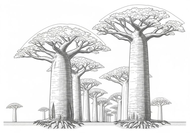Architectural Study of Baobab Trees