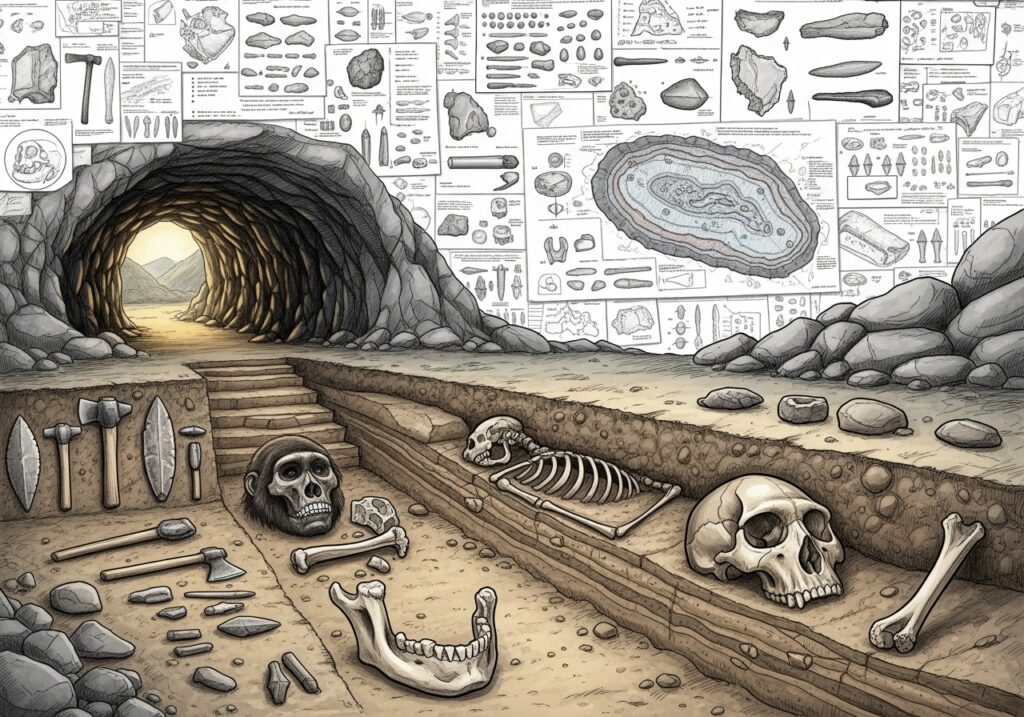 Coexistence in Ancient Caves