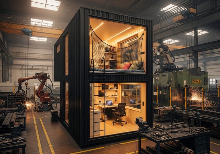 Compact Living Amidst Industry