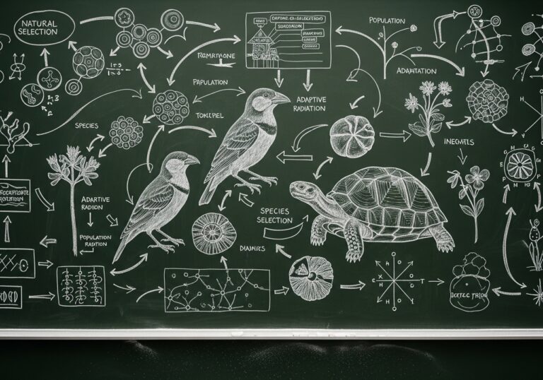 Evolutionary Insights on a Blackboard