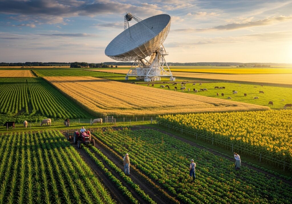 Harvesting Signals from Space