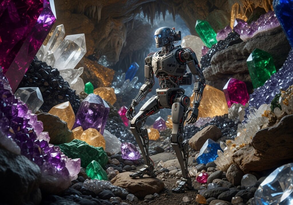 Industrial Evolution in Crystal Landscape