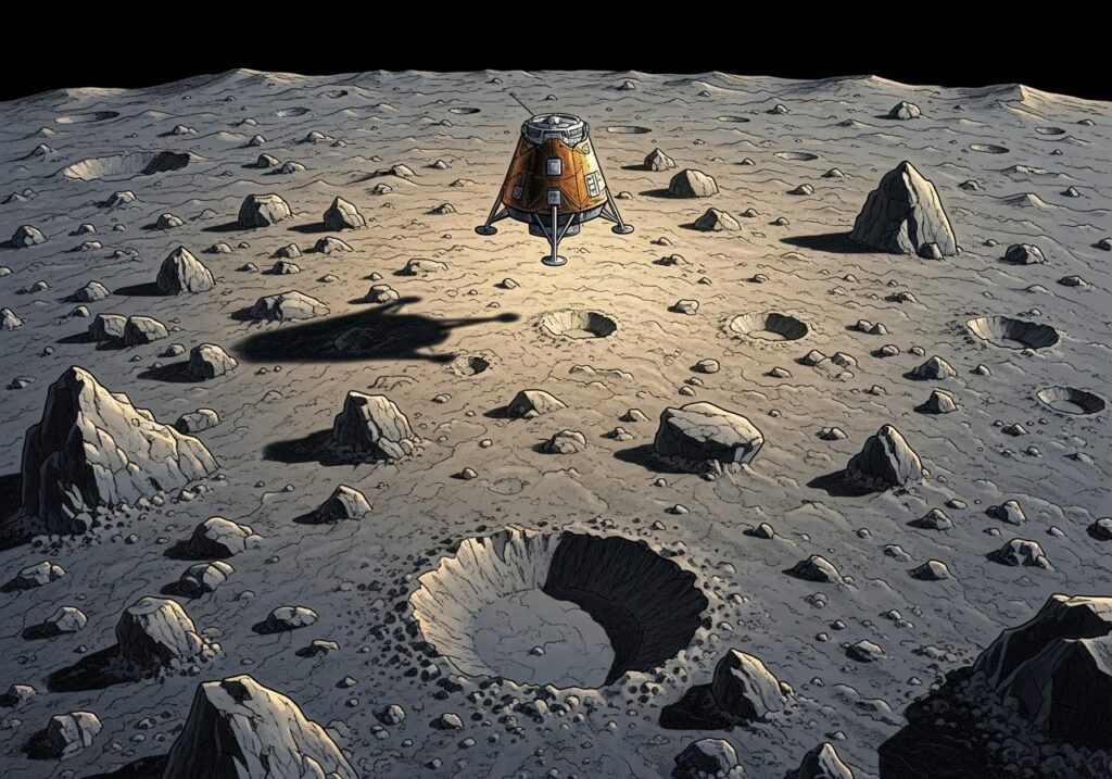 Lunar Exploration Under Magnification