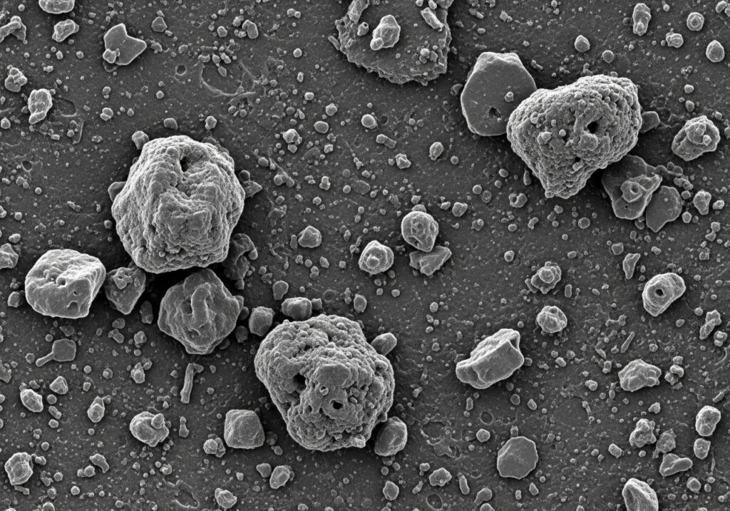 Lunar Surface at Microscopic Scale