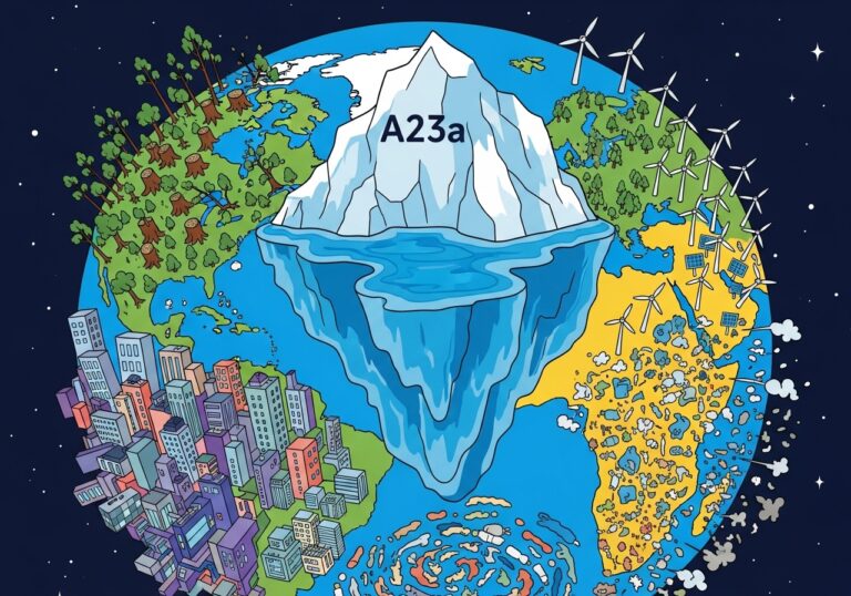 Melting Iceberg and Global Impact