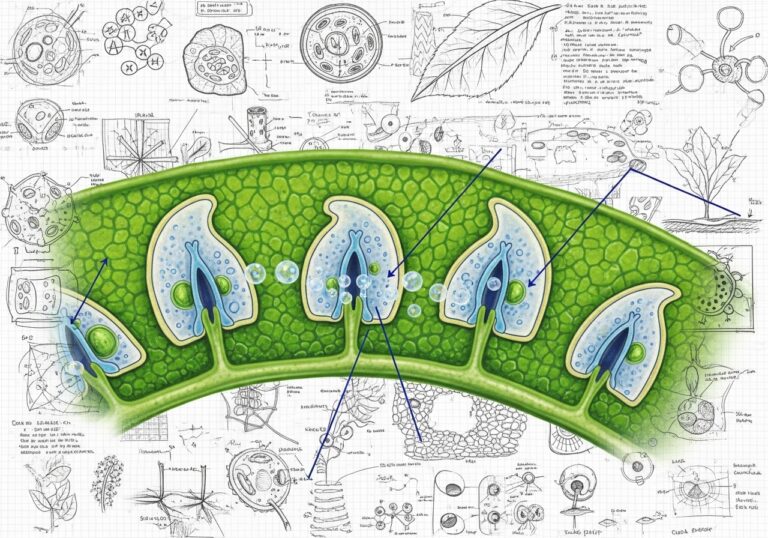 Microscopic Breathing of Plants
