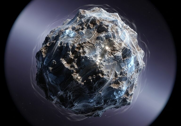 Microscopic View of a Celestial Body