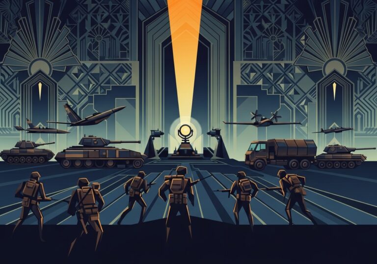 Strategic Withdrawal in Art Deco