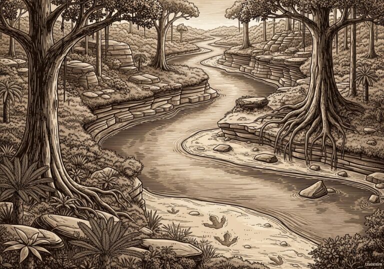 Timeless Flow of Ancient Waters