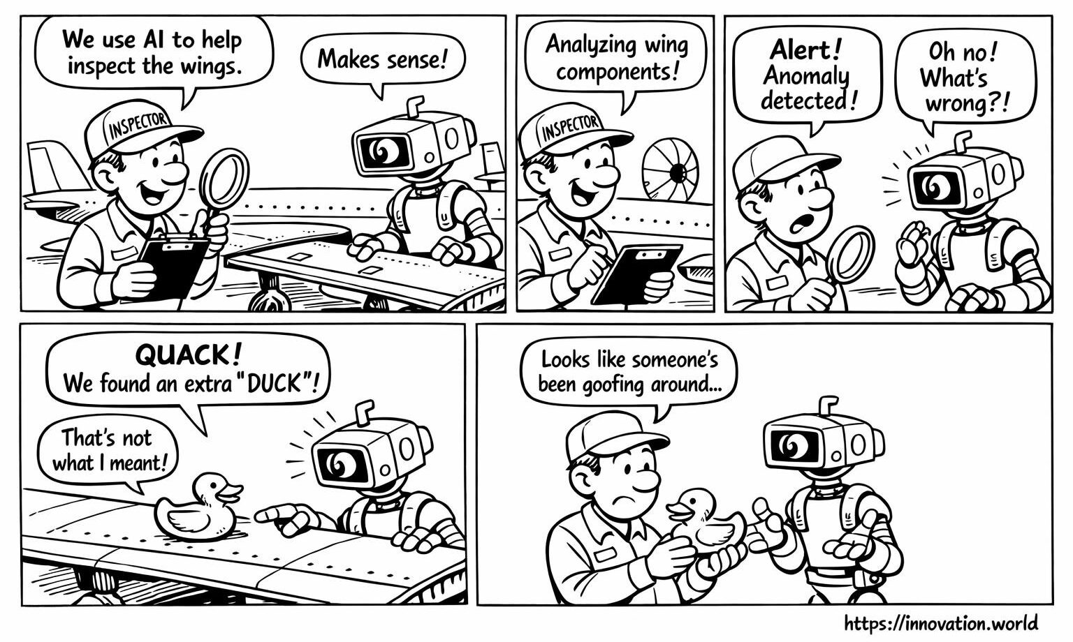 Robots Spot the Odd Wing Out