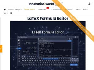 Free LaTex Formula Editor