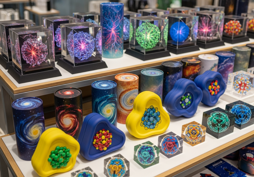 Diverse Quark Displays in Shop