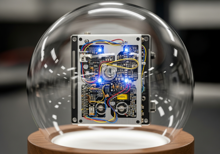 Precision Testing Inside Glass