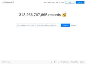 Intelligence X Search Engine