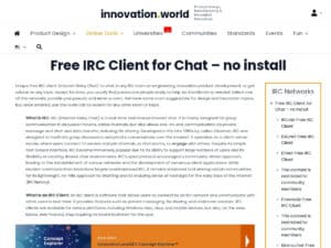 Chat IRC para Ingeniería - sin instalación
