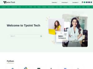 Tutoriels Java TPoint