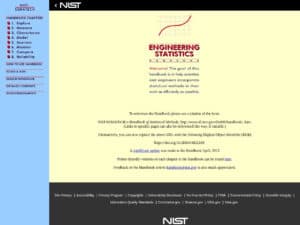 Manual de estadística de ingeniería del NIST