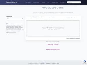 Visionneuse et vérificatrice de fichiers CSV en ligne