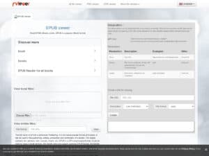 Visualizzatore ePub di eBook online