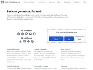 Generatore di favicon online (pacchetto completo in una sola volta)
