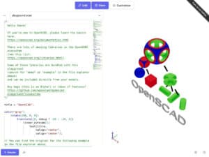 Zona de juegos en línea de OpenSCAD