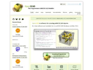 Modelador CAD 3D sólido programático OpenSCAD