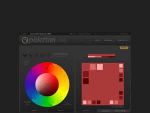 Designer de paletas de cores Paletton.com