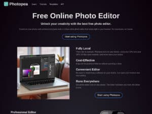 Photopea Online Editor compatibile con Photoshop e Illustrator