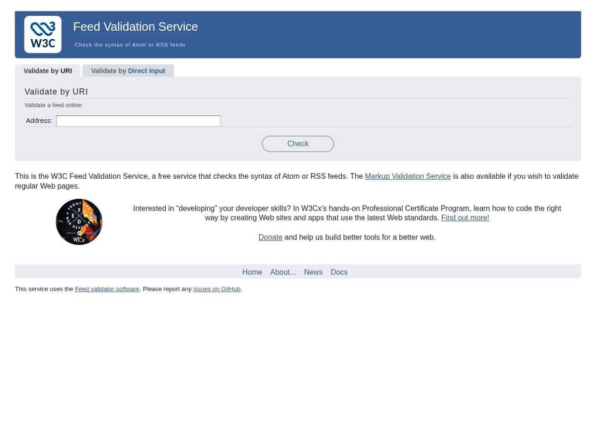 validateur RSS