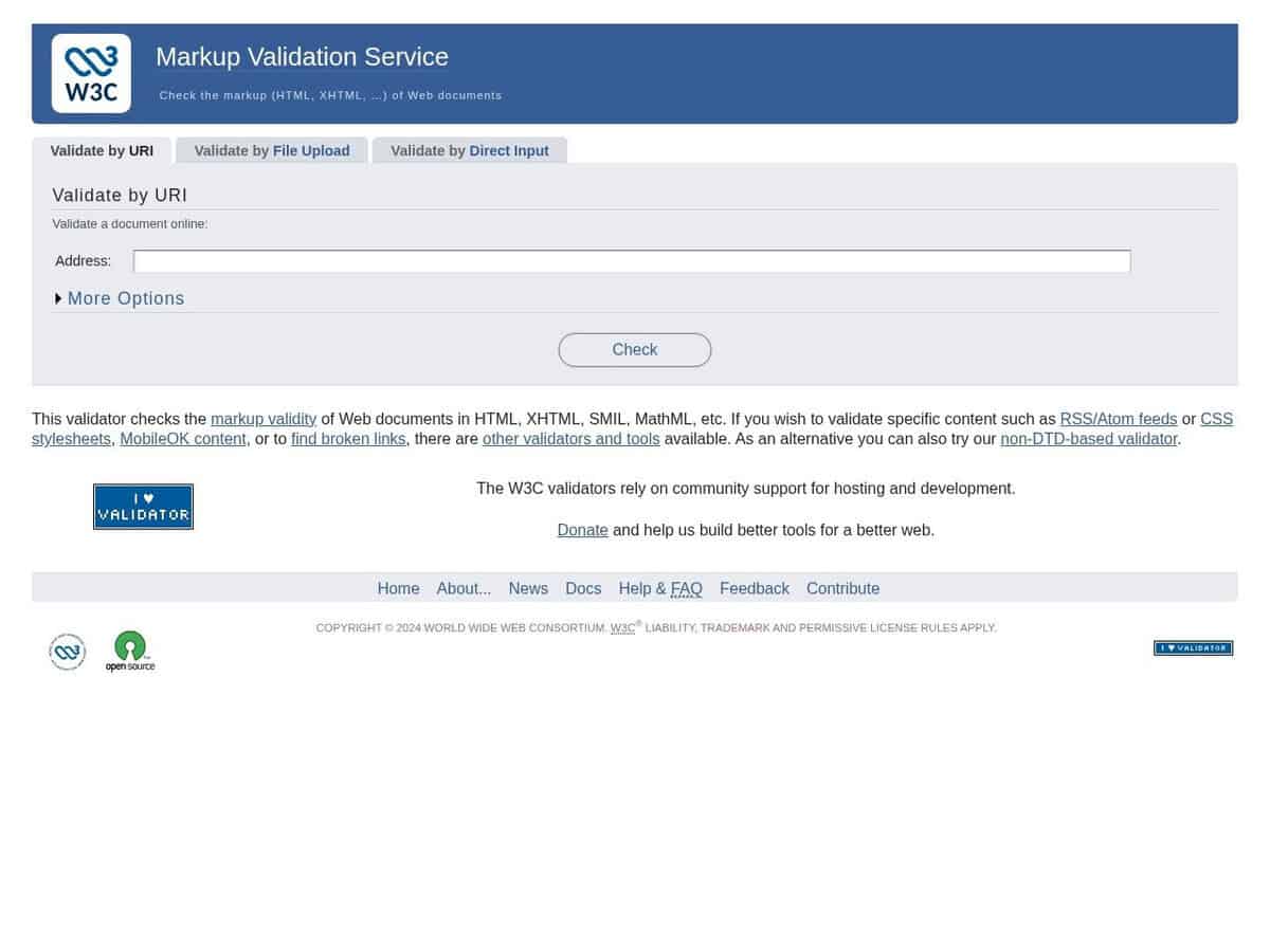 W3C HTML-Validator