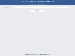مدقق بروتوكول XML-RPC
