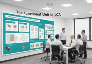 Environmental engineering office displaying the functional unit in Life Cycle Assessment.