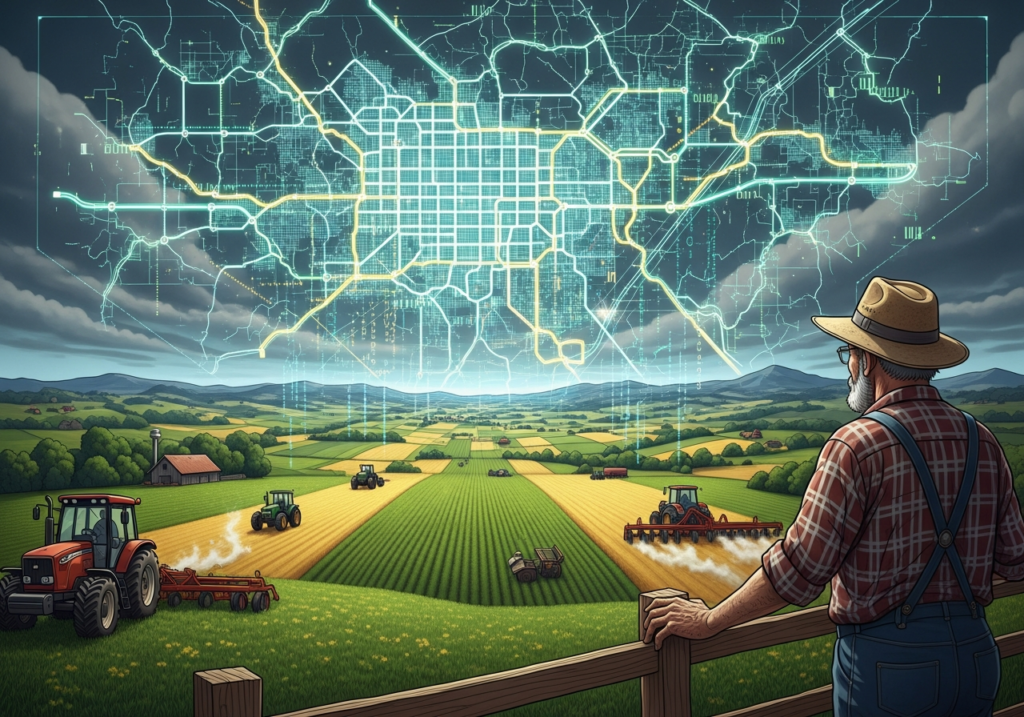 Digital Intrusion in Rural Landscape