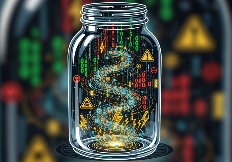 Digital Network in a Jar