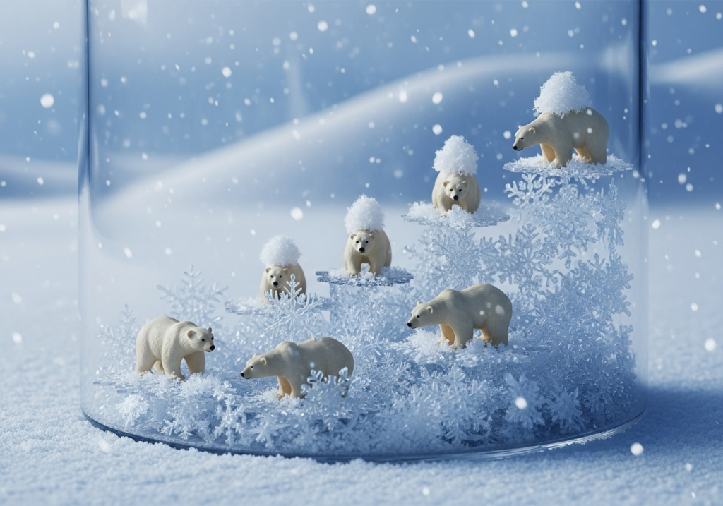 Snow Measurement with Polar Bears