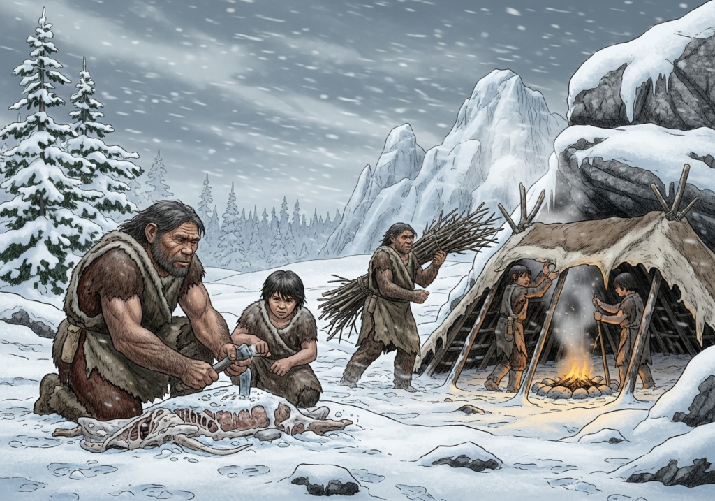 Struggle for Survival in Winter