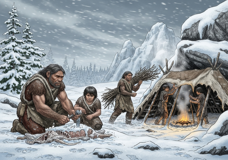 Struggle for Survival in Winter