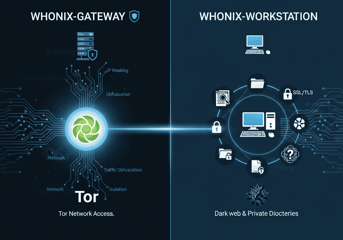 Whonix Sicherheit Datenschutz