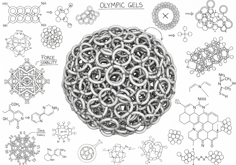 Interlocking Structures of Olympic Gels