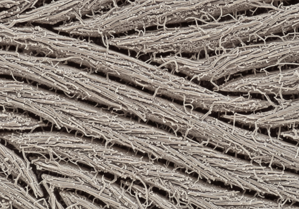 Microscopic Vegan Leather Analysis