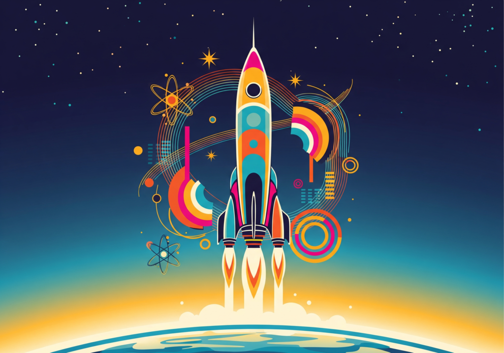 Retro Rocket Launch