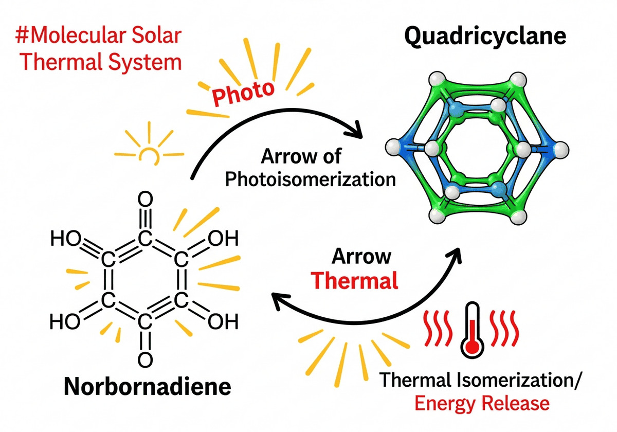 Molecular Solar Thermal System