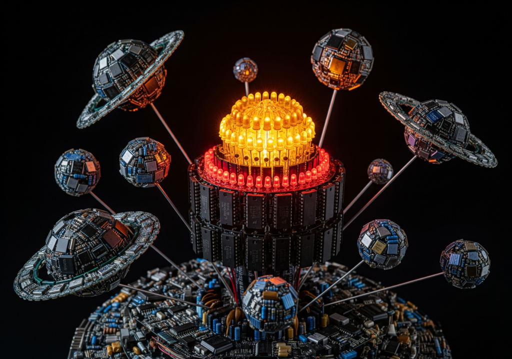 Cosmic Circuitry of Alien Worlds