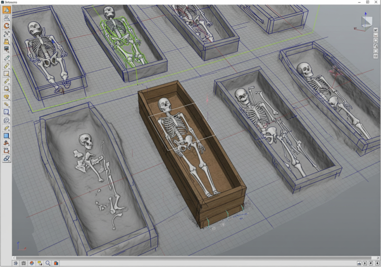 Historical Burial Analysis in CAD