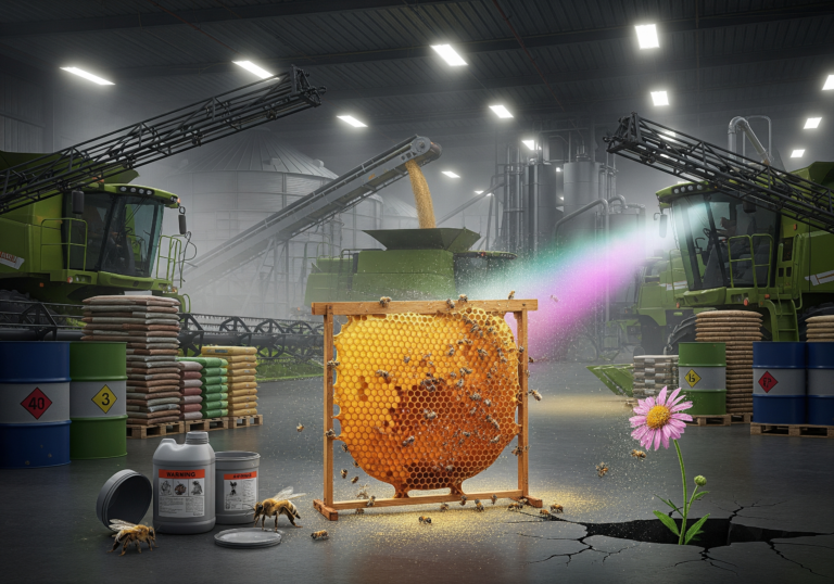 Industrial Impact on Bee Populations