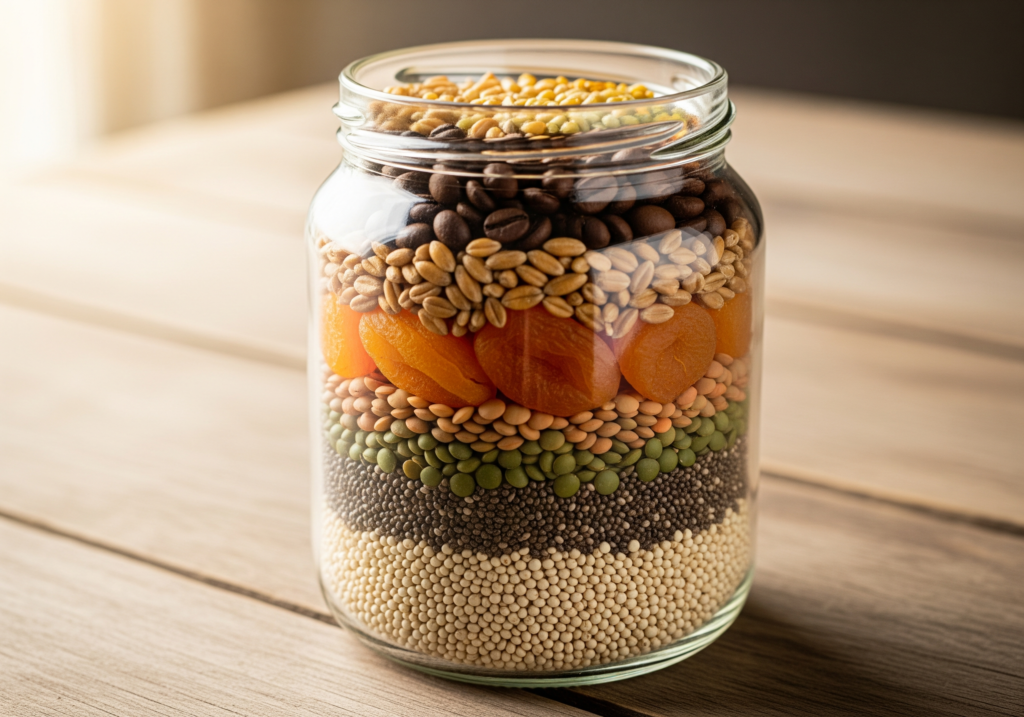 Innovative Commodities in a Jar