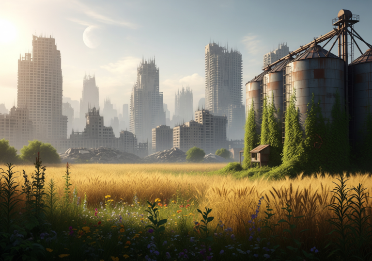 Nature's Resilience in Ruins