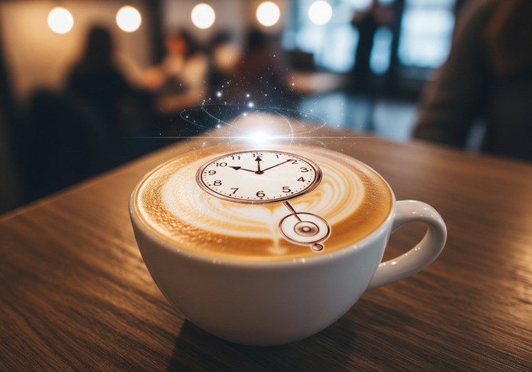 Quantum Time in a Cup