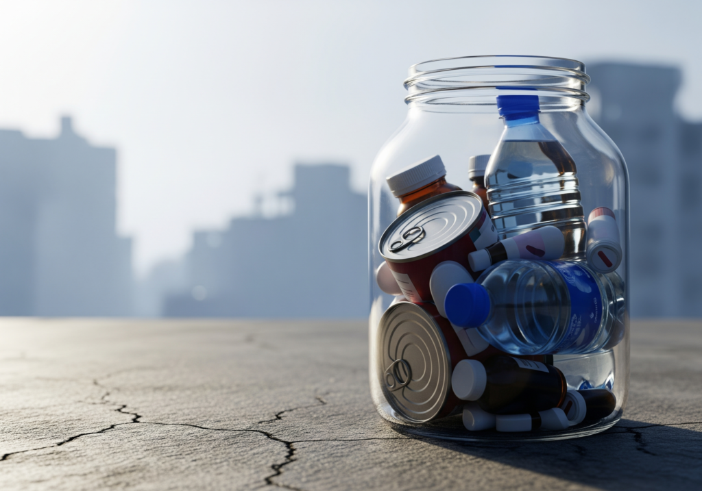 Supplies in a Jar of Hope