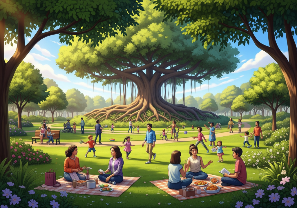 Unity in Tranquil Nature